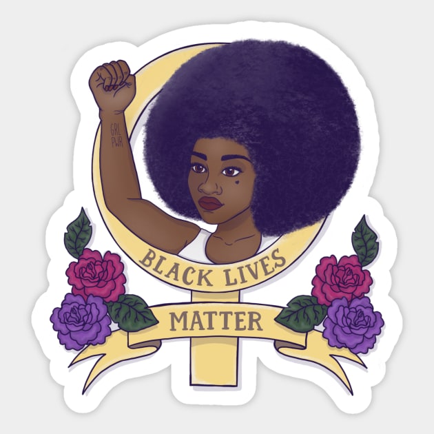 Black Lives Matter Sticker by @isedrawing